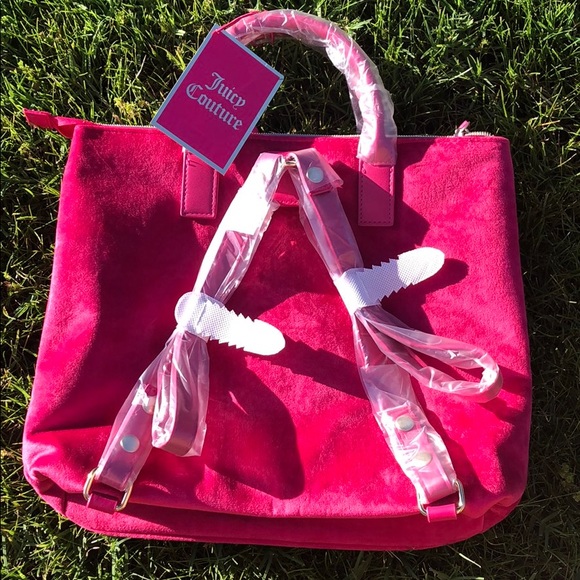 Pink Juicy Couture backpack/purse - Picture 2 of 4